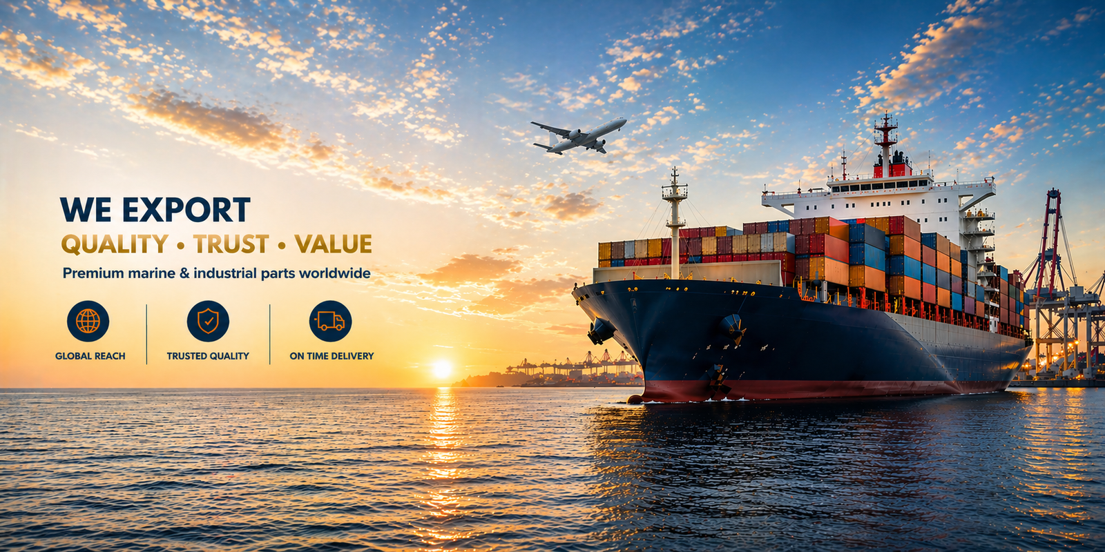 M A Enterprise &mdash; marine and industrial parts exporter