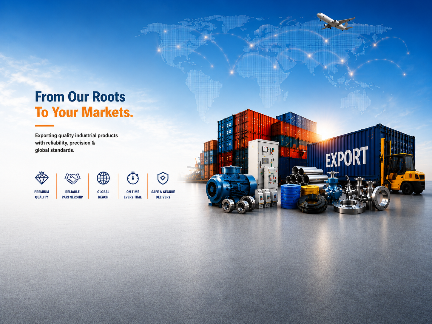 M A Enterprise &mdash; exporting quality industrial products worldwide