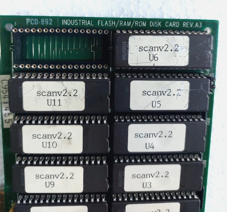Advantech PCD-892 AdvantechRev.A3 Industrial FlashRamRom Disk C 9541455